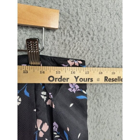 Veronica Beard NEW Womens Size 14 Hazel Skirt Silk Floral Printed Ruffle Drape - Picture 4 of 9